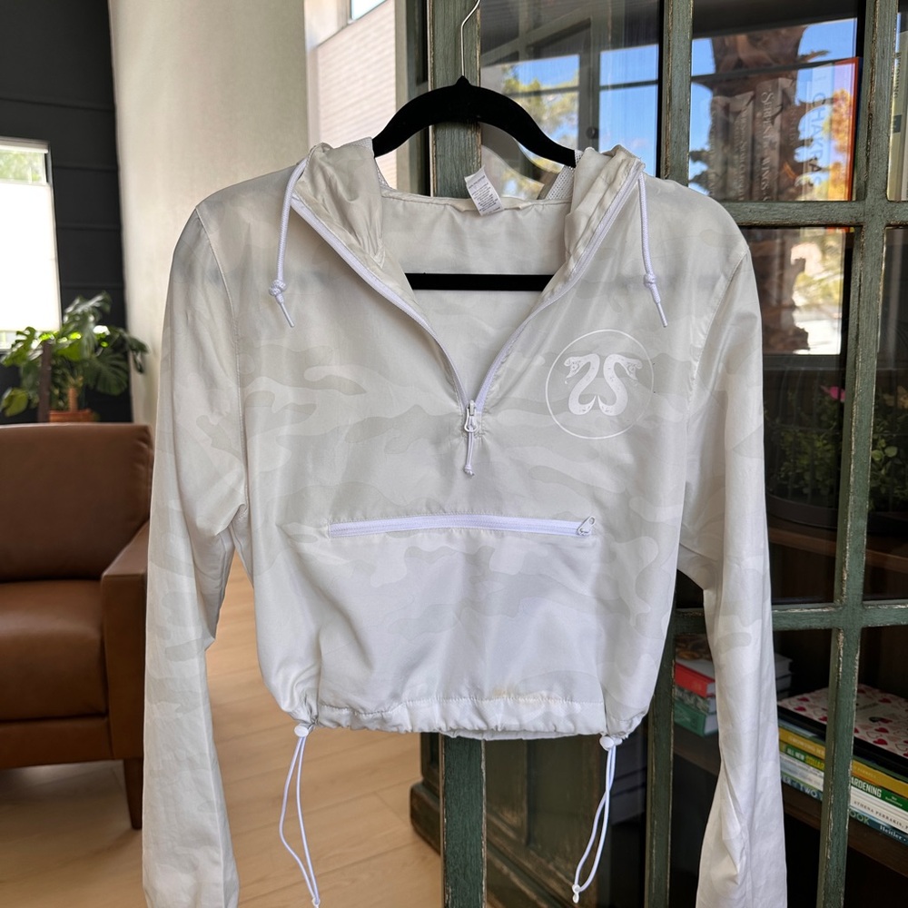 CRRSD White Windbreaker Jacket